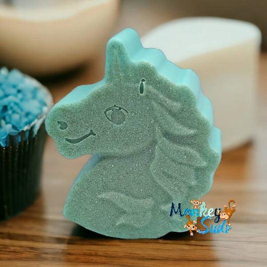 Blue Sugar Unicorn Soap