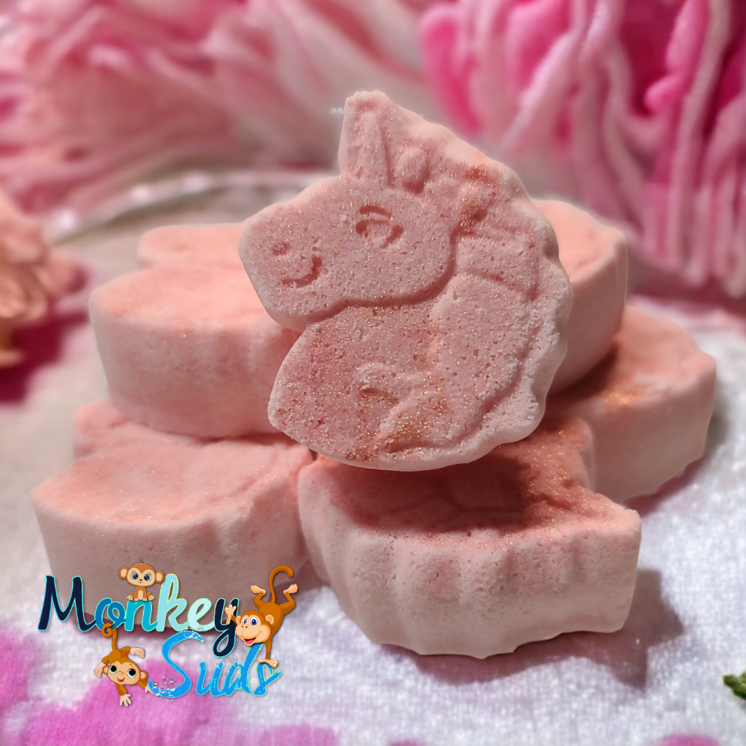 Cotton Candy Mini Unicorn Bath Bombs